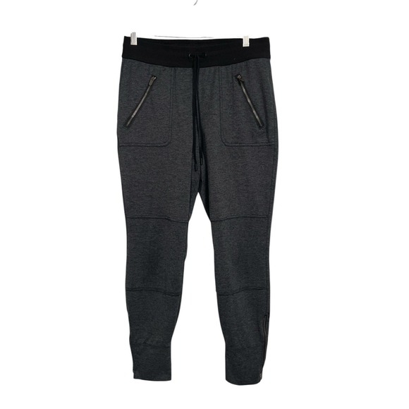 Athleta Pants - Athleta Jogger Pants Gray Zipper Pockets Athleisure Casual‎ Comfy Size Small
